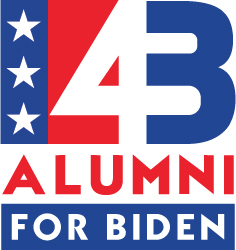 43 Alumni for Biden logo